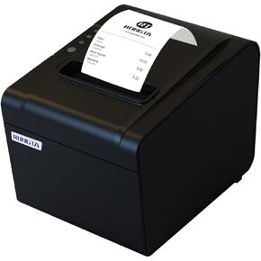 Rongta RP326, Black, POS Printer, 80mm USB Thermal Receipt Printer, Auto Cutter Support Cash Drawer, USB/Serial/Ethernet Interface for Windows/Mac/Linux, Do Not Square