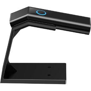 2D Barcode Scanner with Stand, Compatible with Bluetooth & 2.4G Wireless & Wired Code Scanner, USB Image Bar Code Reader for Laptops, Computers, Cashier,iPhone iPad Android