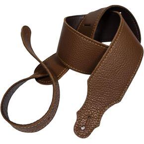 Leather with Leatherette Backing Guitar Strap