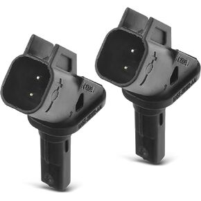 A-Premium ABS Wheel Speed Sensor Compatible with Mazda Models - 3 2004-2013, 3 Sport 2011-2013, 5 2006-2010/2012-2015 - Front Driver and Passenger Side, 2-PC Set, Replace# BP4K43701A