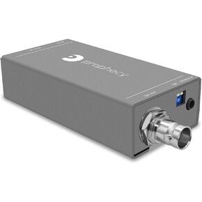 gofanco Prophecy 4K HDMI to SDI 12G Converter – Up to 4K @60Hz, 7.1-ch Audio, Stereo Embedder, 2X SDI outputs, HDMI Loopout, 12G/6G/3G/HD-SDI, HDCP 2.2/1.4, ESD Guard, TAA Compliant (PRO-HD2SDI)