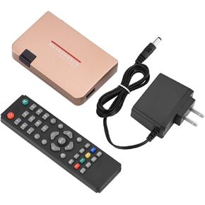 RF to HDMI Converter Adapter, RF to HDMI All Standard Converter, Analog TV Receiver Adapter Remote Control 100-240V