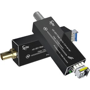 Mini HD 1080P&30HZ SDI Fiber Extender HD-SDI Over Fiber Converter Broadcast Level SDI Video Optical Transceiver Single-Mode Single Fiber 20km