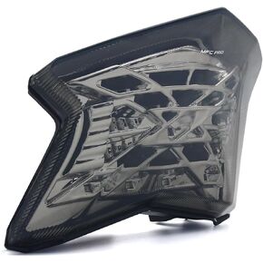 for Kawasaki Ninja 650 Z650 Z900 2017-2021 Integrated Sequential LED Tail Lights - Smoke Lens