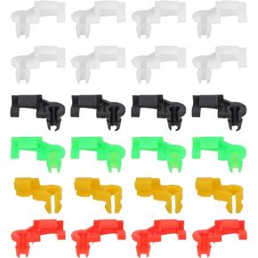 Automotive Fasteners Door Lock Rod Clip Rivet Plastic Car Clips 24 Pcs