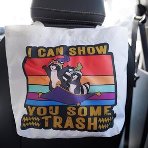 Primo Lines Car Trash Bag Car Accessories for Women Car Garbage Bag with Funny Design Car Trash Bag Hanging Reusable Washable Car Trash Can Garbage Bag Multi-Functional Car Garbage Bag Hanging