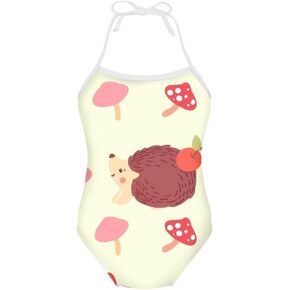 Girls Swimsuit One Piece Toddler Kids Bathing Suit Size 5 Children Swimwear