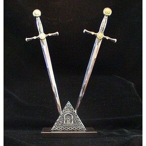 Knights Templar Masonic Letter Opener Sword Set
