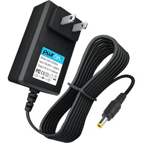 PwrON AC to DC Adapter Compatible with Sony SRSX5 SRSX5/WHT SRSX5/RED SRSX5/BLK SRSBTX300 SRSBTX300/WHT SRSBTX300/BLK SRS-BTX300 AC-S125V25A Portable NFC Bluetooth Wireless Speaker System