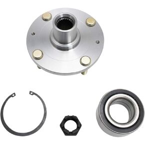 TRQ Front Wheel Bearing & Hub Assembly LH Driver Side or RH Passenger Side for 2004-2009 Kia Spectra / 2005-2009 Kia Spectra 5