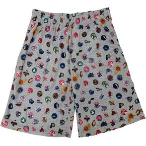 Outerstuff Youth Size Basketball Team Logo All Over Print Lounge Fleece Shorts