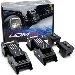 iJDMTOY US Flag Design Steel/Aluminum Constructed Hood Latch Catch System Compatible with Jeep 2007-up Wrangler JK JL, 2020-up Gladiator JT
