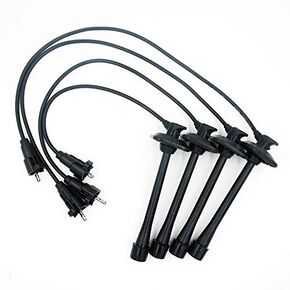 Spark Plug Wire Set Replacement for 1997-2001 Toyota Camry L4 2.2L, for 1998-2000 Toyota Rav4, for 1999-2001 Toyota Solara L4 2.2L, Ignition Spark Plug Cables 4 PCS