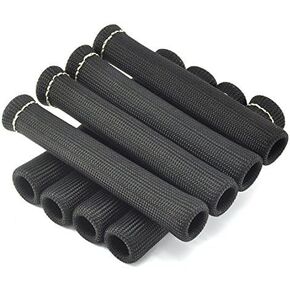 Car 1200 Degree Spark Plug Wire Boots Heat Shield Protector Sleeve for SBC BBC 350 454（Coil On Plug Boots ）