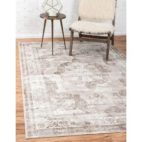 Unique Loom Sofia Collection Area Rug - Salle Garnier (7' 10" x 10' Rectangle, Beige/ Ivory) in Kuwait