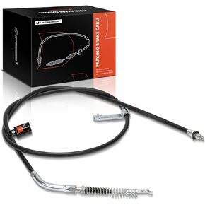 A-Premium Rear Passenger Side Parking Brake Cable Assembly Compatible with Ford Models: F-250 Super Duty F-350 Super Duty 2000-2004, F-450 Super Duty 2000 - Replace# YC3Z2A635BB