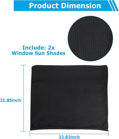 ظلال النافذة الخلفية متوافقة مع 1997-2022 2023 2024 Wrangler TJ JK JL ملحقات غطاء النافذة الجانبية المعتمة للمصارع JT 1997-2022 2023 شبكة نافذة جانبية قابلة للتنفس in Kuwait