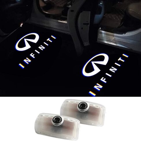 شعار ضوء باب السيارة لإنفينيتي - أضواء شبح ليزر للسيارة Q50 Q60 Q70 QX50 QX70 QX80 FX G M EX Series Accessories in Saudi Arabia