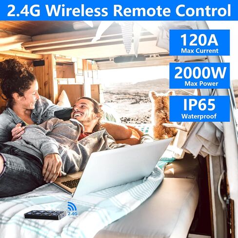8 Gang Wireless Remote Control Switch Panel 12v Waterproof Power Control Box with Toggle Momentary Pulsed Universal for Truck Marine Trailer RV SUV ATV UTV Campervan in Saudi Arabia