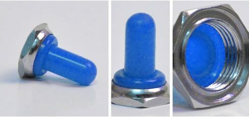 ESUPPORT Red 12mm Rubber Rocker Toggle Switch Knob Hat Waterproof Boot Cover Cap Dustproof Oil Resistant Pack of 10 in Saudi Arabia