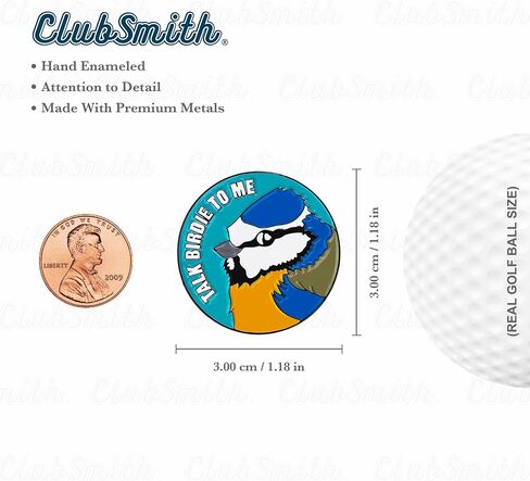 علامة كرة جولف مضحكة من ClubSmith® مع مشبك قبعة مغناطيسي، وتورية جولف مضحكة، وعلامة وضع محاذاة ممتازة، وإكسسوارات جولف مضحكة وهدايا للرجال والنساء in Saudi Arabia