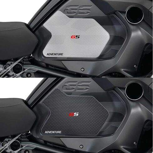 واقيات خزان الغاز للدراجات النارية لمغامرة R1200GS ADV R1250GS، ملصق خزان الوقود غير القابل للانزلاق، وسادة جر جانبية لخزان الوقود المقاوم للماء لمغامرة R1250GS ADV 2013-2021 (أسود) in Kuwait