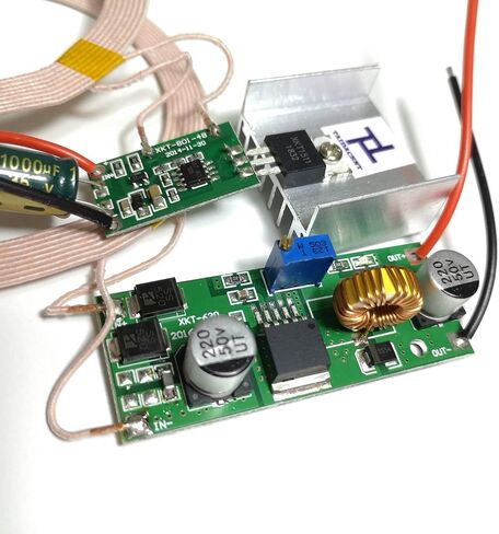 Taidacent 12V 3A وحدات ملف حثي لاسلكية عالية الطاقة لمسافات طويلة، ملف شحن لاسلكي، جهاز إرسال لاسلكي وملف Reveiver، وحدة إمداد طاقة للشحن اللاسلكي in Saudi Arabia