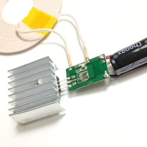 Taidacent 12V 3A وحدات ملف حثي لاسلكية عالية الطاقة لمسافات طويلة، ملف شحن لاسلكي، جهاز إرسال لاسلكي وملف Reveiver، وحدة إمداد طاقة للشحن اللاسلكي in Saudi Arabia