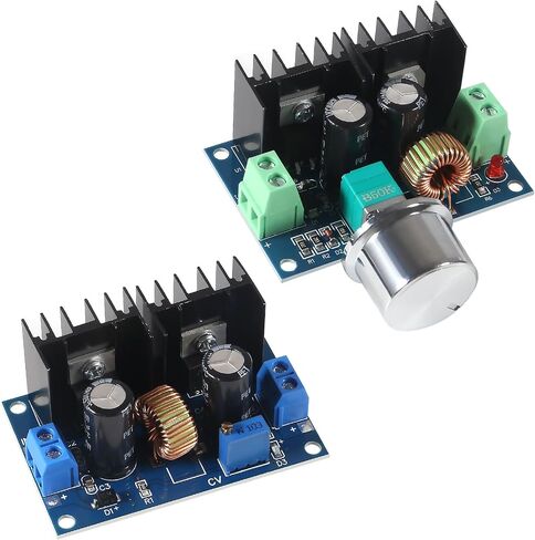 XH-M401 XL4016E1 8A 200 واط PWM قابل للتعديل 4-40 فولت إلى 1.25-36 فولت تيار مستمر تنحى محول فرق الجهد وحدة الطاقة (مجموعة 1 + 1 قطعة) in Saudi Arabia