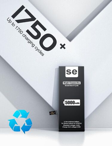 （5000 mAh）Battery for iPhone SE 2016 1st Generation（Screen Size: 4 inches）,(Model A1723 A1662 A1724) High Capacity Than Others Replacement Battery with Complete Repair Tool Kit and Instructions.22 in Saudi Arabia