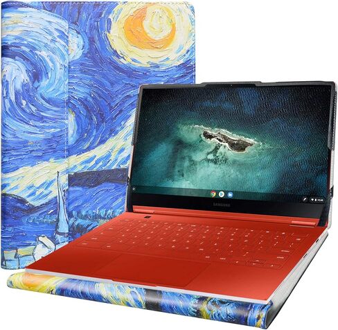 حافظة حماية Alapmk لـ 13.3 بوصة Samsung Galaxy Book3 360 13/Galaxy Book2 Pro 360 13 NP930QED/Galaxy Book2 360 13 NP730QED/Galaxy Chromebook 13 XE930QCA/Galaxy Book Pro 360 13 NP930QDB، ليلة مرصعة بالنجوم in Kuwait