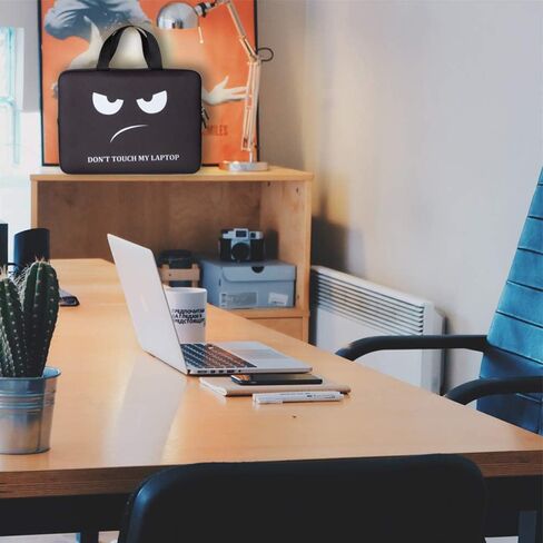 حقيبة حمل للكمبيوتر المحمول مقاس 12 بوصة من BRILA - حقيبة حمل ناعمة من النيوبرين مقاومة للماء مع مقبض لأجهزة الكمبيوتر المحمول 10.6 11 11.6 12 12.2 بوصة Apple/Macbook/Asus/Acer/Samsung/DELL/HP/Lenovo/Sony/RCA in Kuwait