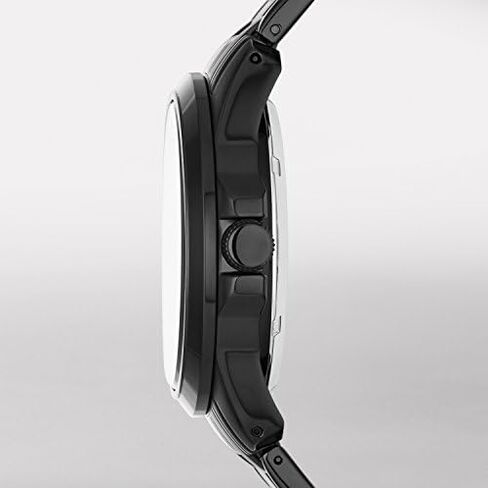 Relic by Fossil Men's Cameron Automatic Self-Winding Stainless Steel IP Skeleton Dial Watch, Color: Black (Model: ZR12110) in Kuwait