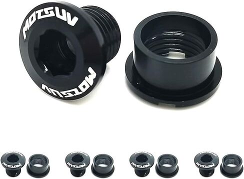 Single Chainring Bolts Aluminum Alloy M8 Crankset Single Chainwheel Bolts & Nuts Disc Screws of 5pcs in Kuwait