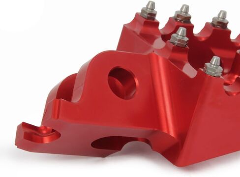 أوتاد قدم الدراجة النارية بدواسات مساند للقدمين لـ CR125R/250R، CRF150R/250R، CRF250L/300L، CRF250RALLY، CRF450R/450X، KX250F/450F والمزيد من الدراجات الترابية، أحمر in Kuwait