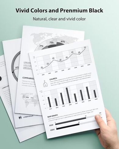 خراطيش حبر سوداء 962XL متوافقة مع طابعات HP 962 بالحبر الأسود عالية الإنتاجية مع طابعات HP OfficeJet Pro 9020 9018 9010 9012 9015e 9025e 9019 (عبوتان) in Kuwait