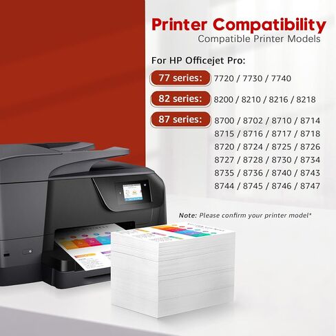 استبدال خرطوشة الحبر المعاد تصنيعها من Toner Kingdom لحزمة التحرير والسرد لخراطيش الحبر HP 952XL لطابعات Officejet Pro 8710 7740 8720 8210 8715 8700 8702 8730 8720 8216 (أسود، سماوي، أرجواني، أصفر) in Kuwait