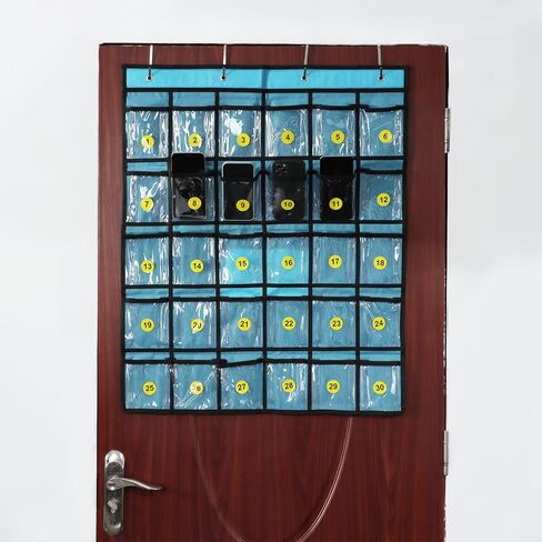 36 Clear Pockets Calculator Holder, Wall Door Hanging Organizer, Pocket Chart in Saudi Arabia