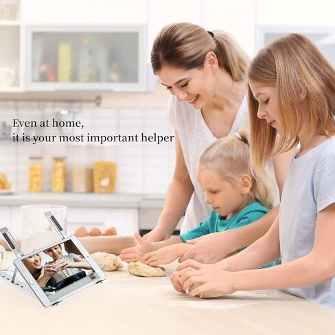 Laptop Stand for Desk,Adjustable Height Foldable Portable Dj Laptop Stand,Computer Stand,Ergonomic Aluminum Laptop Stands,Compatible 10-15" MacBook air pro dell hp Lenovo(Silver) in Saudi Arabia