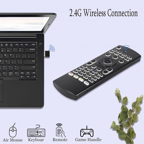MX3 Air Mouse Voice Remote Control, 2.4G Multifunctional Blacklight Mini Wireless Keyboard Air Mouse Remote for Android Smart TV Box, 3-Gyro&Gsensor, Projector HTPC Mini PC, PS3/4 Xbox 360 in Kuwait