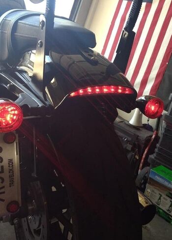 مجموعة إضاءة خلفية LED 8900TL-C من Eagle Lights لموديلات Harley Davidson Sportster - شفافة in Saudi Arabia