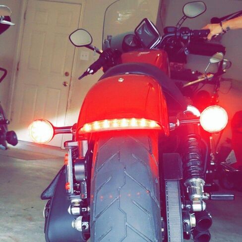 مجموعة إضاءة خلفية LED 8900TL-C من Eagle Lights لموديلات Harley Davidson Sportster - شفافة in Saudi Arabia