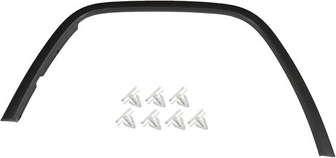 Black Plastic Front Passenger Side Fender Flare Replacement for 2011 2012 2013 2014 2015 2016 Grand Cherokee 1MP38RXFAE CH1291106 in Saudi Arabia