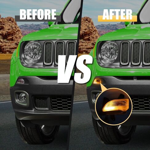 X AUTOHAUX Car Front Signal Light Passenger Side for Jeep Renegade 2015-2018 Replacement CH2531105 68256431AA in Saudi Arabia