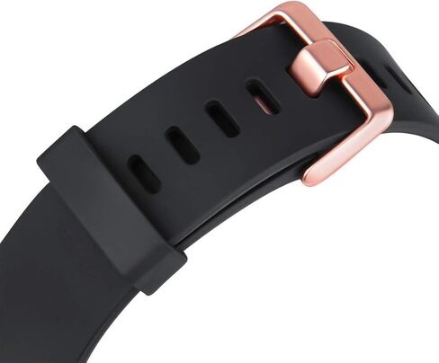 4 قطع من الأربطة المتوافقة مع Versa 2، أحزمة رياضية بديلة لـ Versa/Versa 2/Versa Lite مع إبزيم ساعة ذهبي وردي للنساء in Kuwait