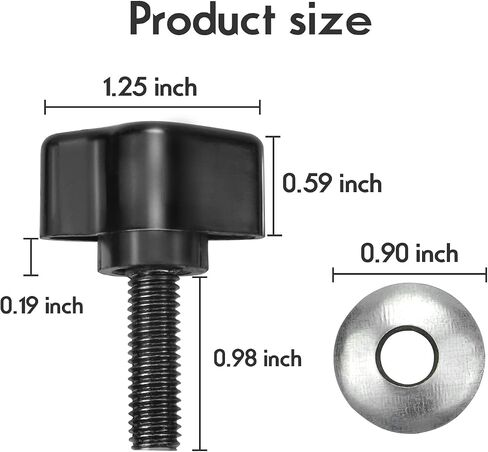 for JL JLU Tie-Down Anchor Thumb Screw Bolts Set M8 25mm + Washer Compatible with Jeep Wrangler JL JLU Hard Top Quick Removal 6 Pieces in Saudi Arabia