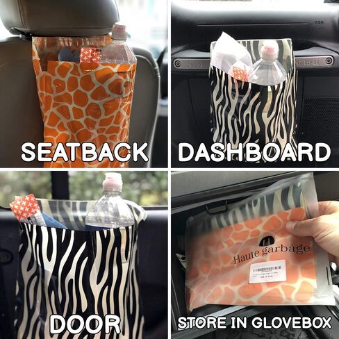 50 Premium Adhesive Disposable Car Trash Bags for Travel in Auto Minivan SUV RV Camper Truck in Saudi Arabia