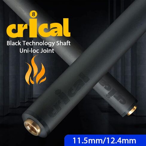 CRICAL Single Shaft Carbon Fiber Billiard Pool Cue Stick Shaft 3/8 * 8 /Uniloc Joint 11.5/12.4mm in Kuwait