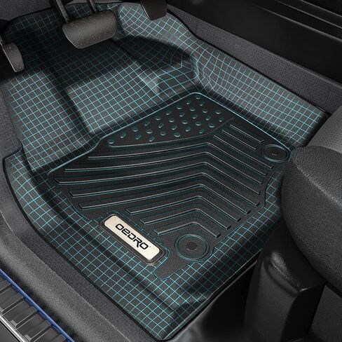 OEDRO Floor Mats for 2021-2024 Jeep Wrangler 4XE Hybrid 4-Door, Black TPE All Weather Guard Includes Front & Rear Full Set Liners in Kuwait