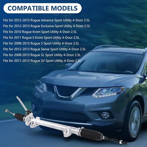 1G-2673 Power Steering Rack Pinion Assembly Fits for 2008-2013 Rogue SL Sport Utility 4-Door 2.5L, Replace OE 1G-2673 48001JD900 in Saudi Arabia